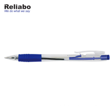 Quality Beautiful Clear Press Plastic Ball Point Pen